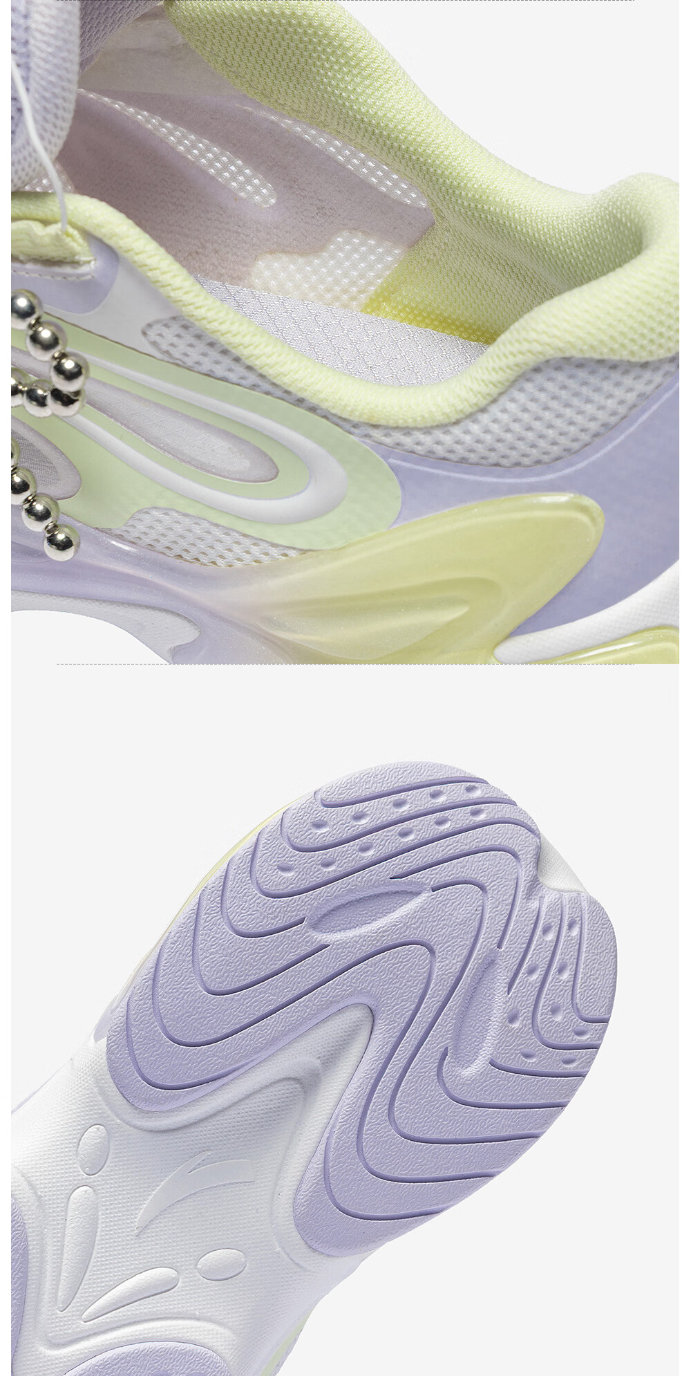 Anta Kids Girls Sports Shoes Big Kids 2026 Summer Breathable Sweet Cool Durable Butterfly Wing Casual Shoes A22628832 27